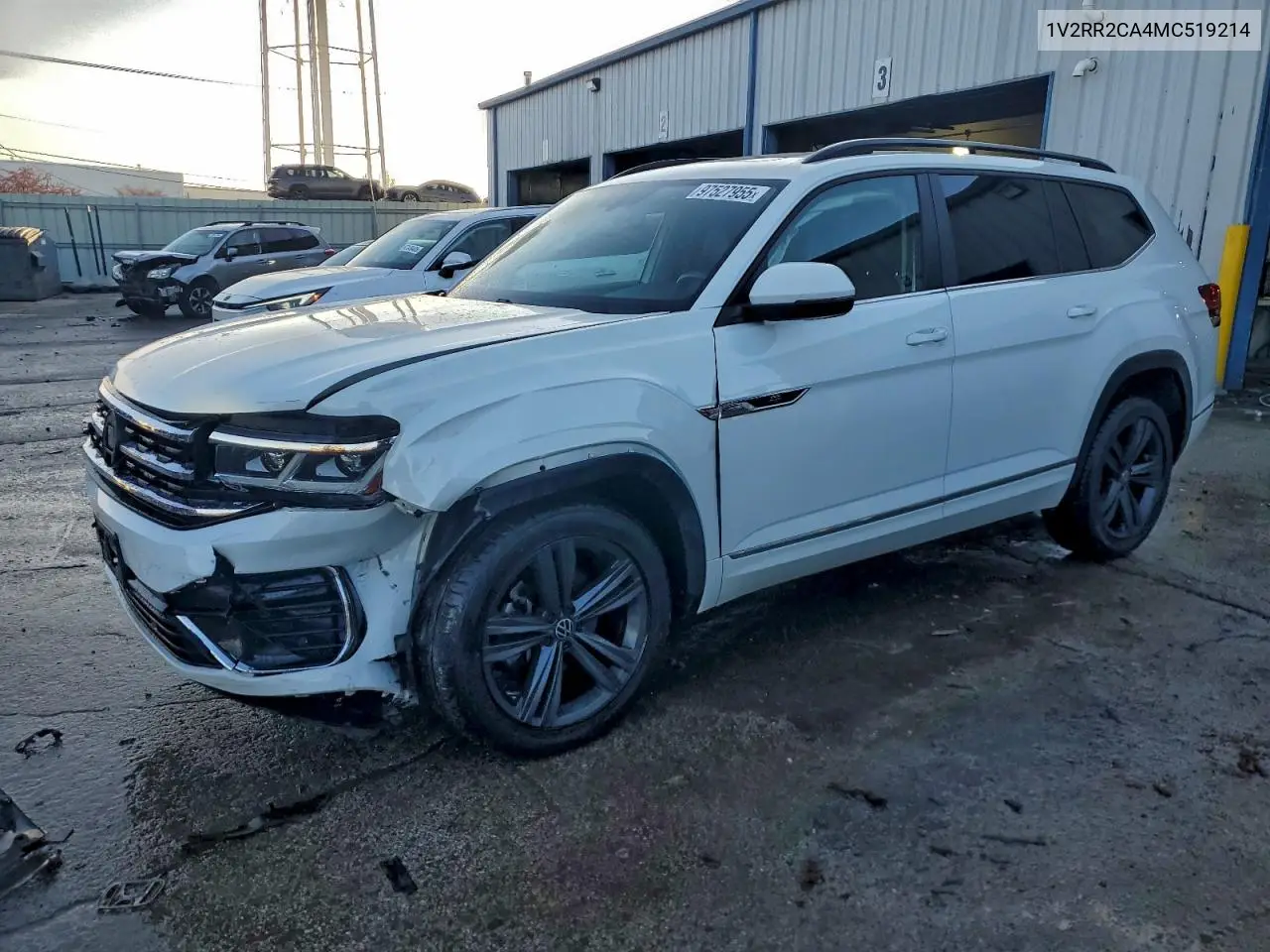 1V2RR2CA4MC519214 2021 Volkswagen Atlas Se