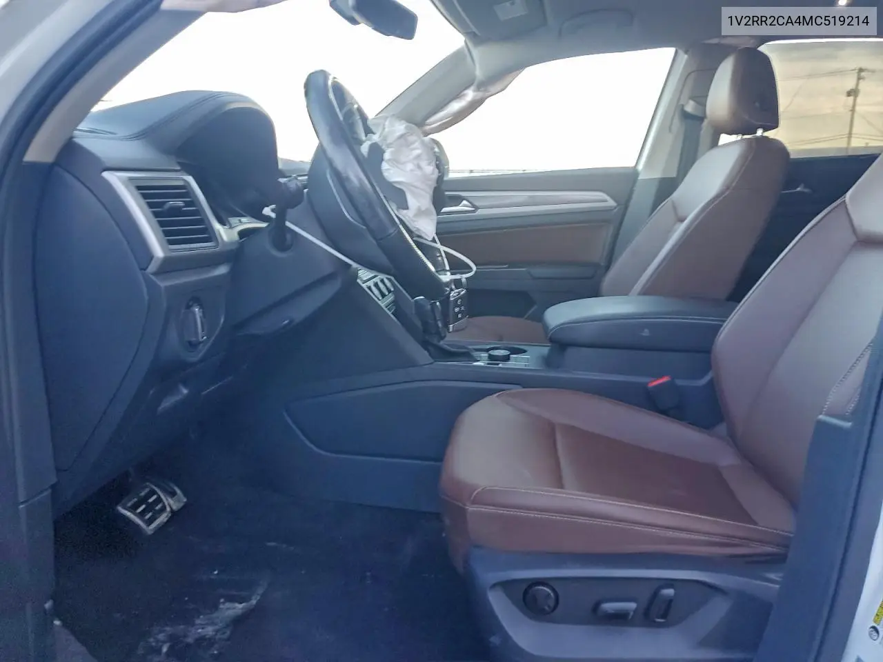 1V2RR2CA4MC519214 2021 Volkswagen Atlas Se