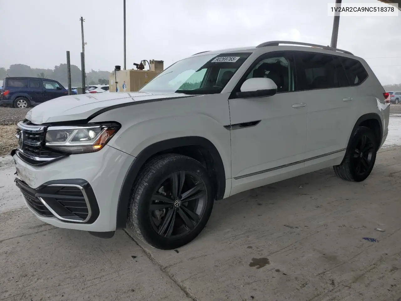 1V2AR2CA9NC518378 2022 Volkswagen Atlas Sel R-Line