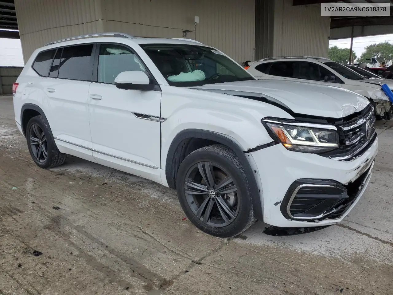 1V2AR2CA9NC518378 2022 Volkswagen Atlas Sel R-Line