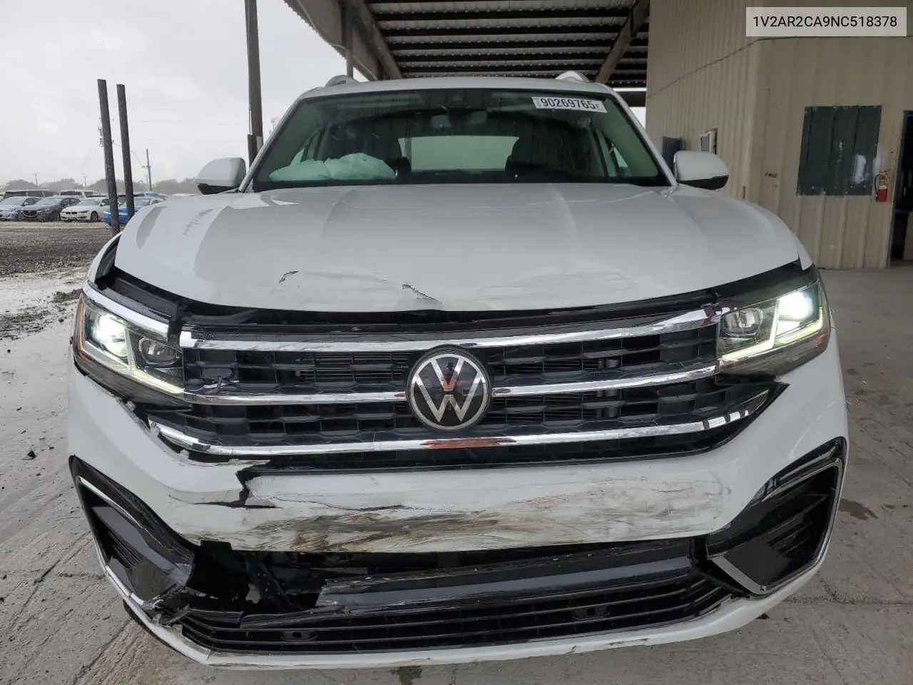 1V2AR2CA9NC518378 2022 Volkswagen Atlas Sel R-Line