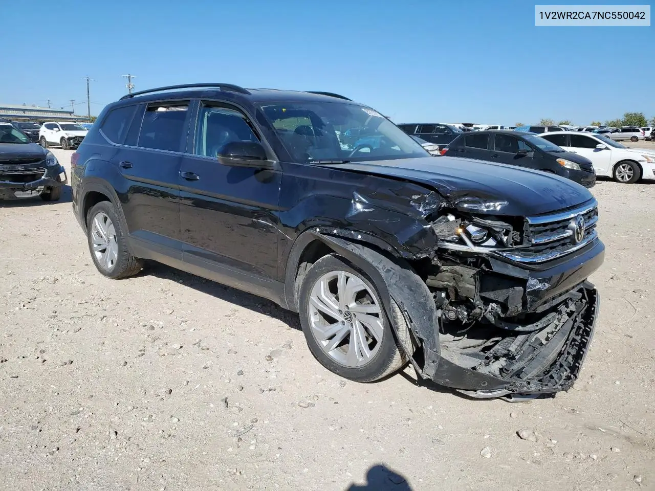 1V2WR2CA7NC550042 2022 Volkswagen Atlas Se