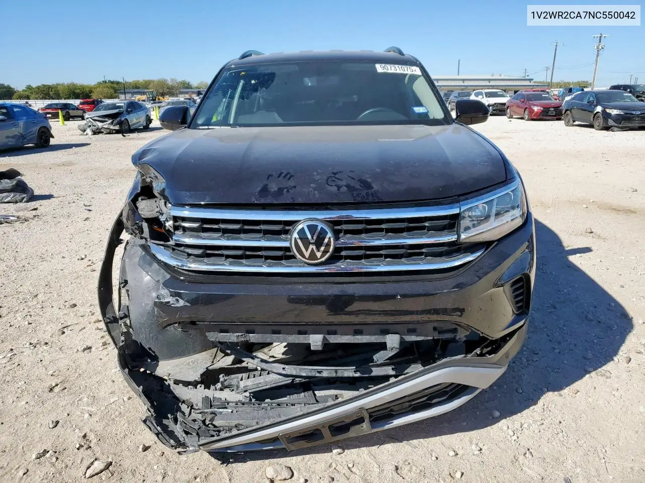 1V2WR2CA7NC550042 2022 Volkswagen Atlas Se