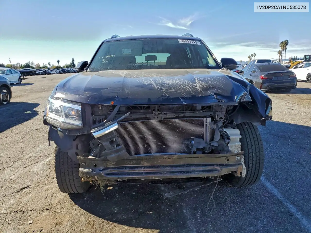 1V2DP2CA1NC535078 2022 Volkswagen Atlas Se