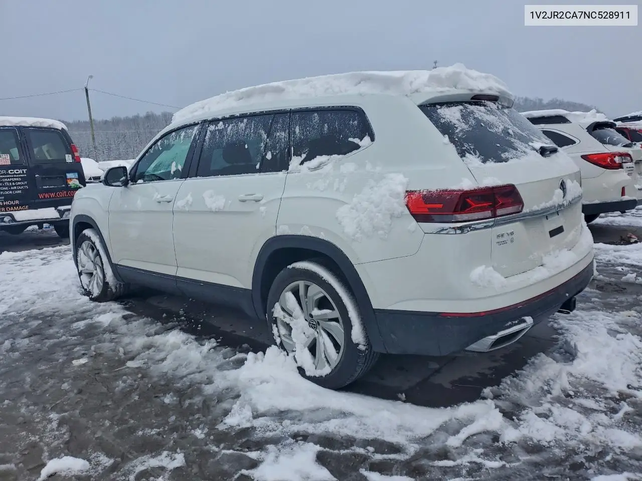 1V2JR2CA7NC528911 2022 Volkswagen Atlas Se