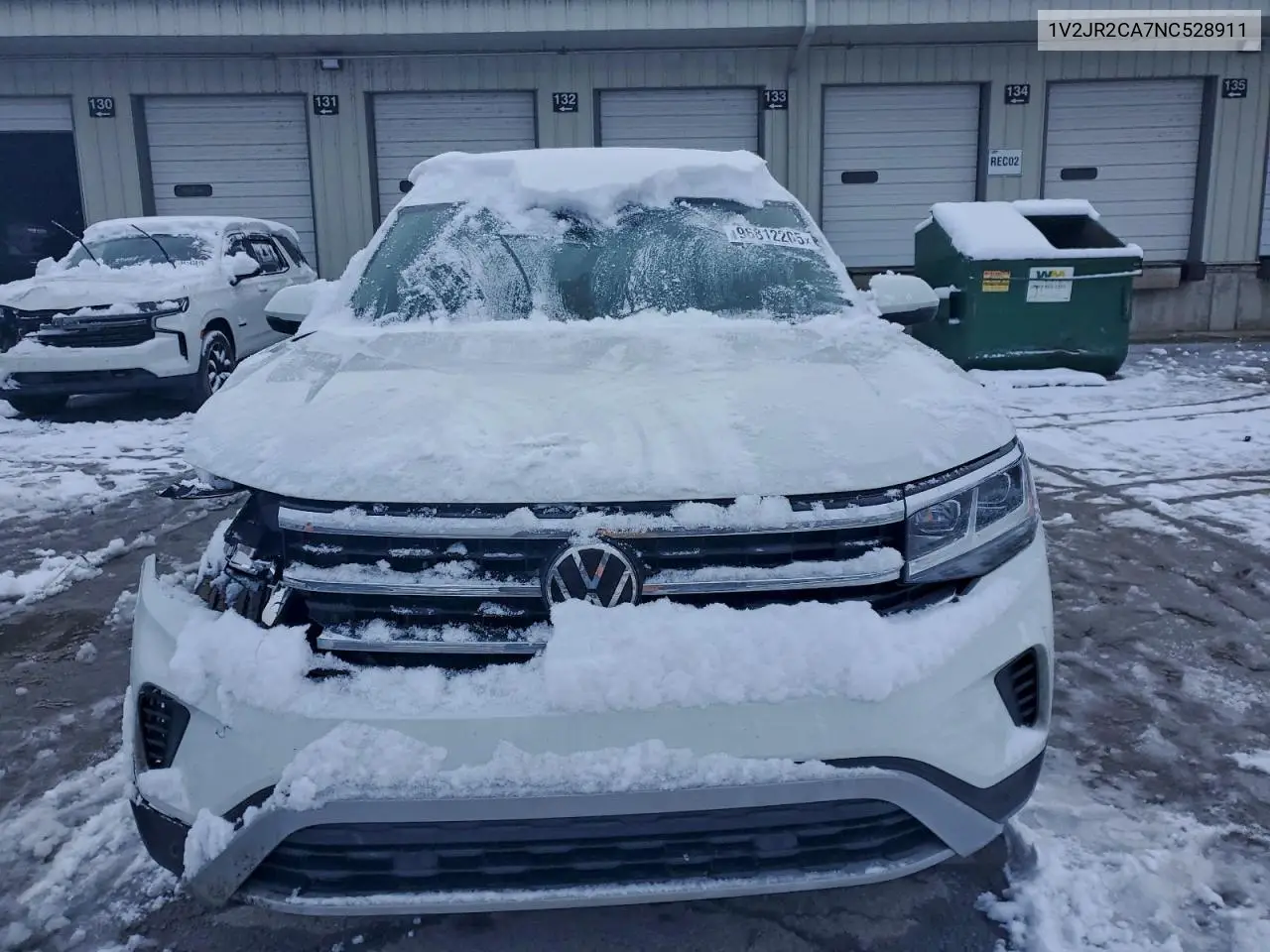 1V2JR2CA7NC528911 2022 Volkswagen Atlas Se