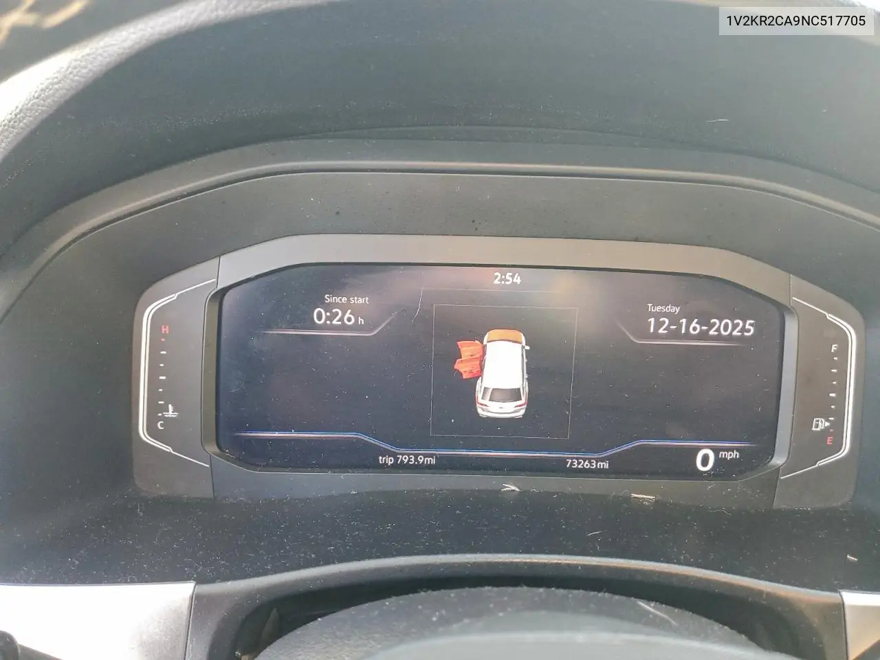 1V2KR2CA9NC517705 2022 Volkswagen Atlas Se