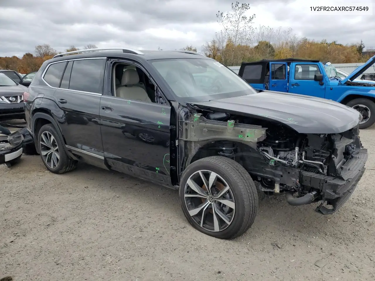 1V2FR2CAXRC574549 2024 Volkswagen Atlas Sel Premium R-Line