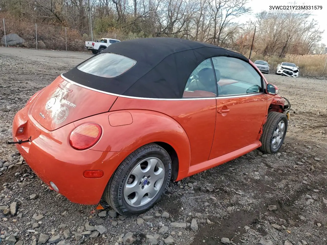 3VWCD21Y23M331579 2003 Volkswagen New Beetle Gls