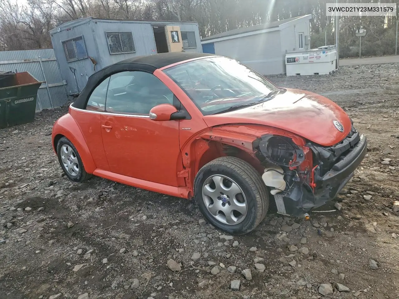 3VWCD21Y23M331579 2003 Volkswagen New Beetle Gls