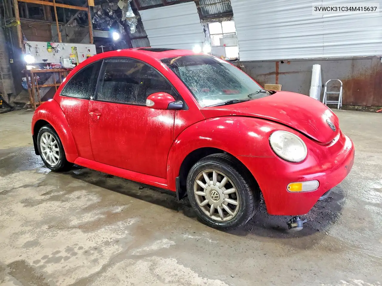 3VWCK31C34M415637 2004 Volkswagen New Beetle Gls