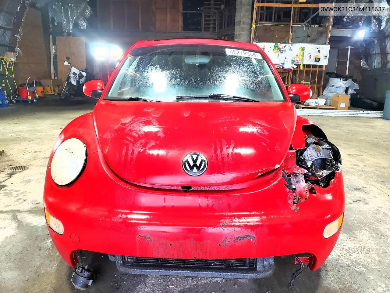 3VWCK31C34M415637 2004 Volkswagen New Beetle Gls