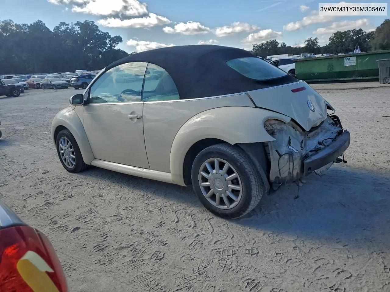 3VWCM31Y35M305467 2005 Volkswagen New Beetle Gls