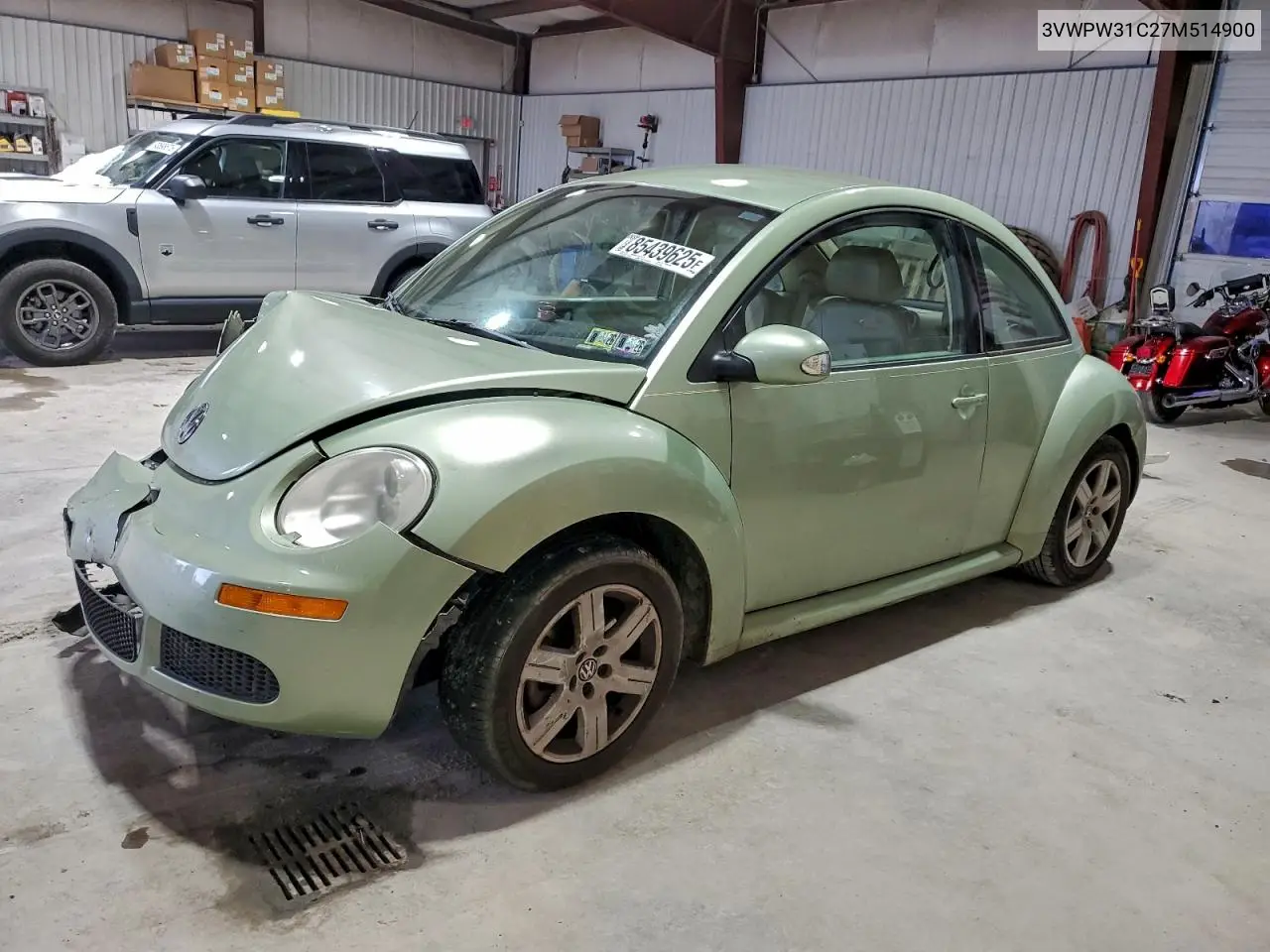 3VWPW31C27M514900 2007 Volkswagen New Beetle 2.5L