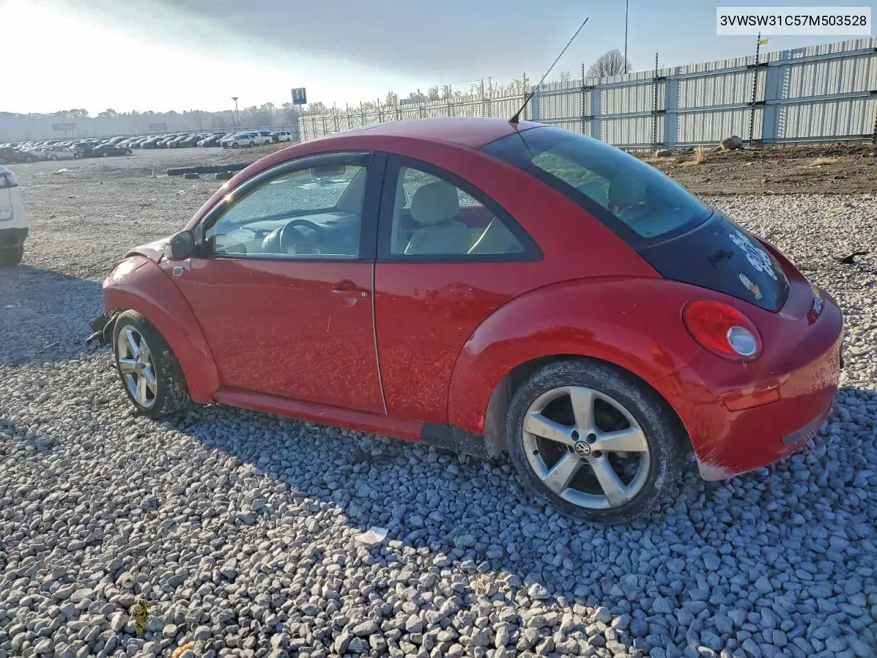 3VWSW31C57M503528 2007 Volkswagen New Beetle 2.5L Option Package 2