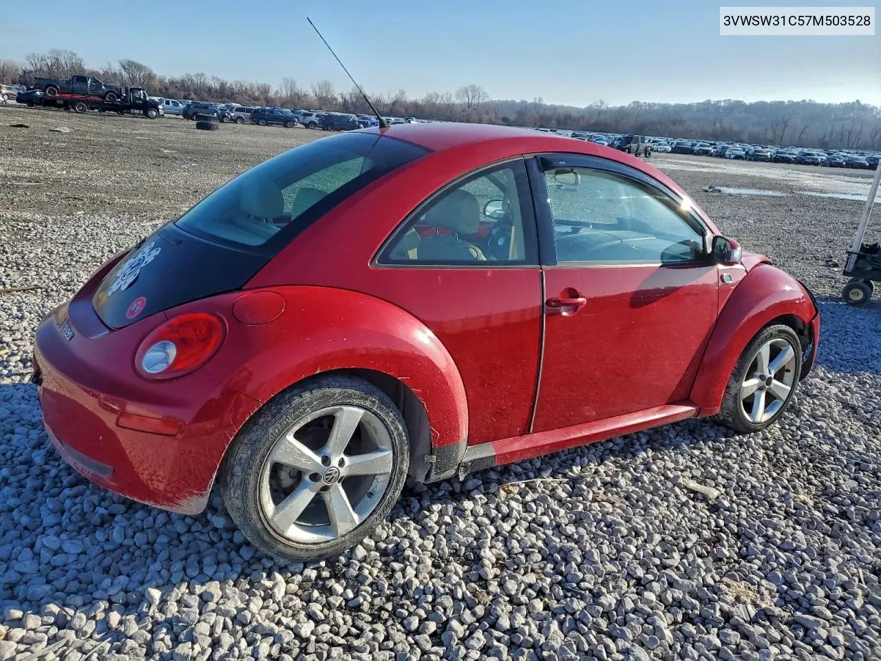 3VWSW31C57M503528 2007 Volkswagen New Beetle 2.5L Option Package 2