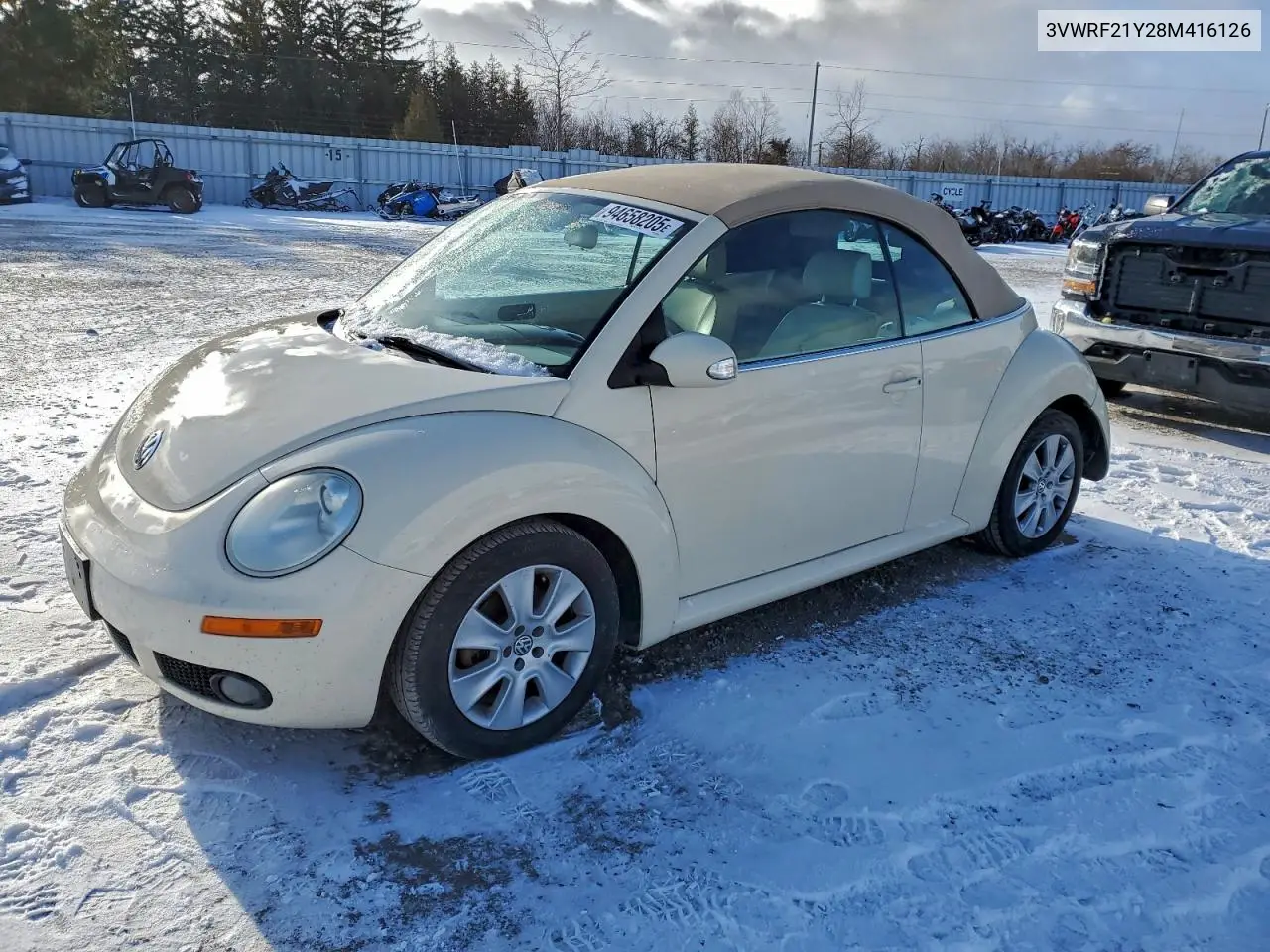 3VWRF21Y28M416126 2008 Volkswagen New Beetle 2.5L