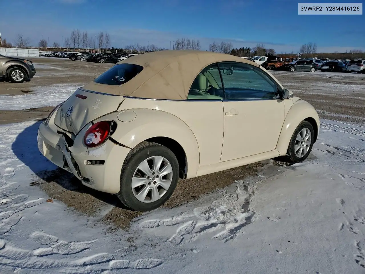 3VWRF21Y28M416126 2008 Volkswagen New Beetle 2.5L