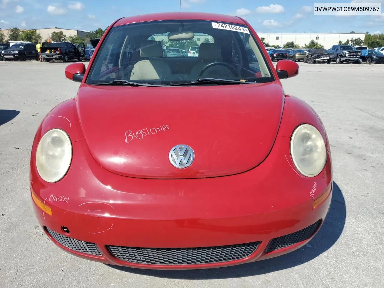 3VWPW31C89M509767 2009 Volkswagen New Beetle S