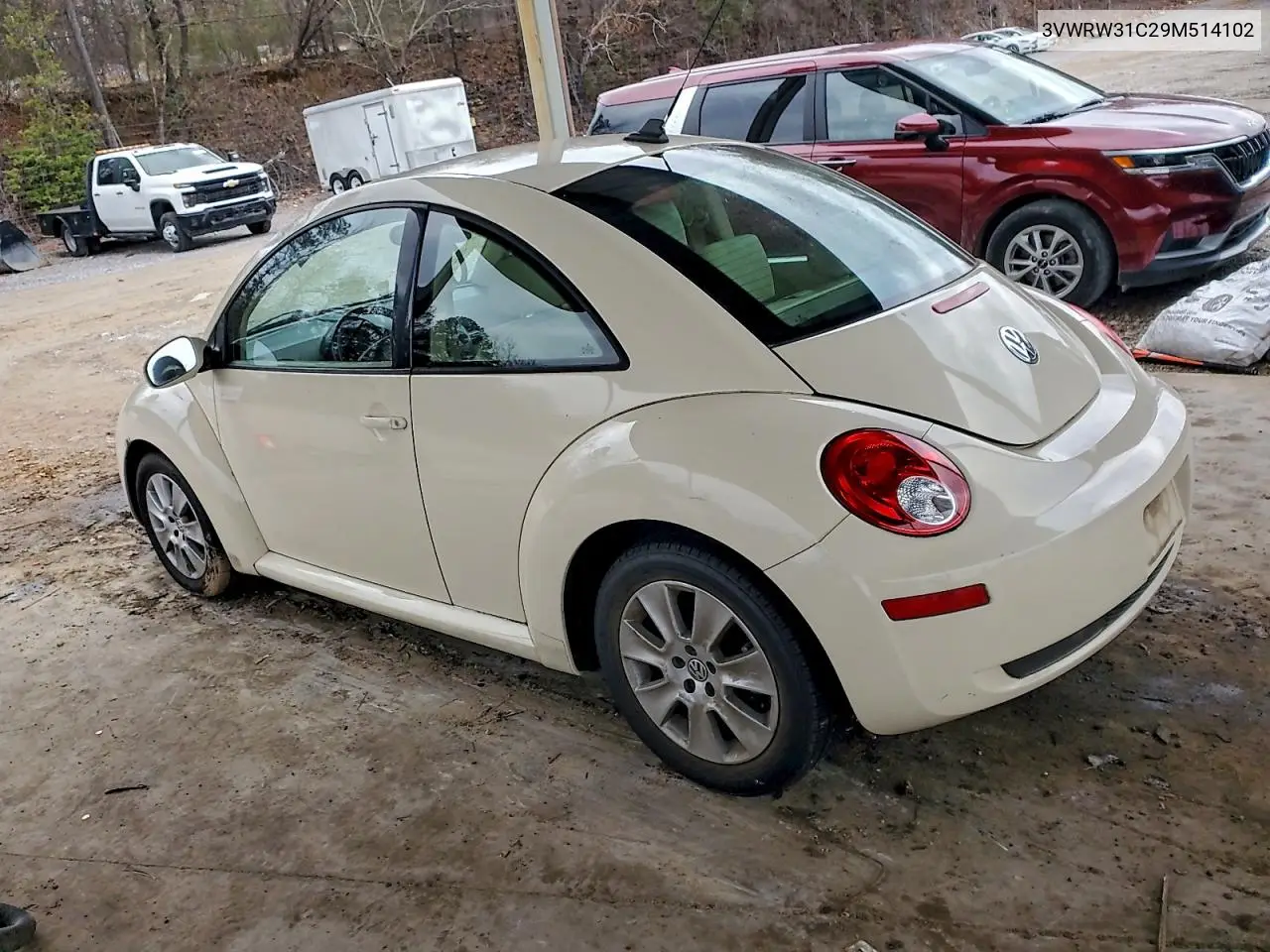 3VWRW31C29M514102 2009 Volkswagen New Beetle S