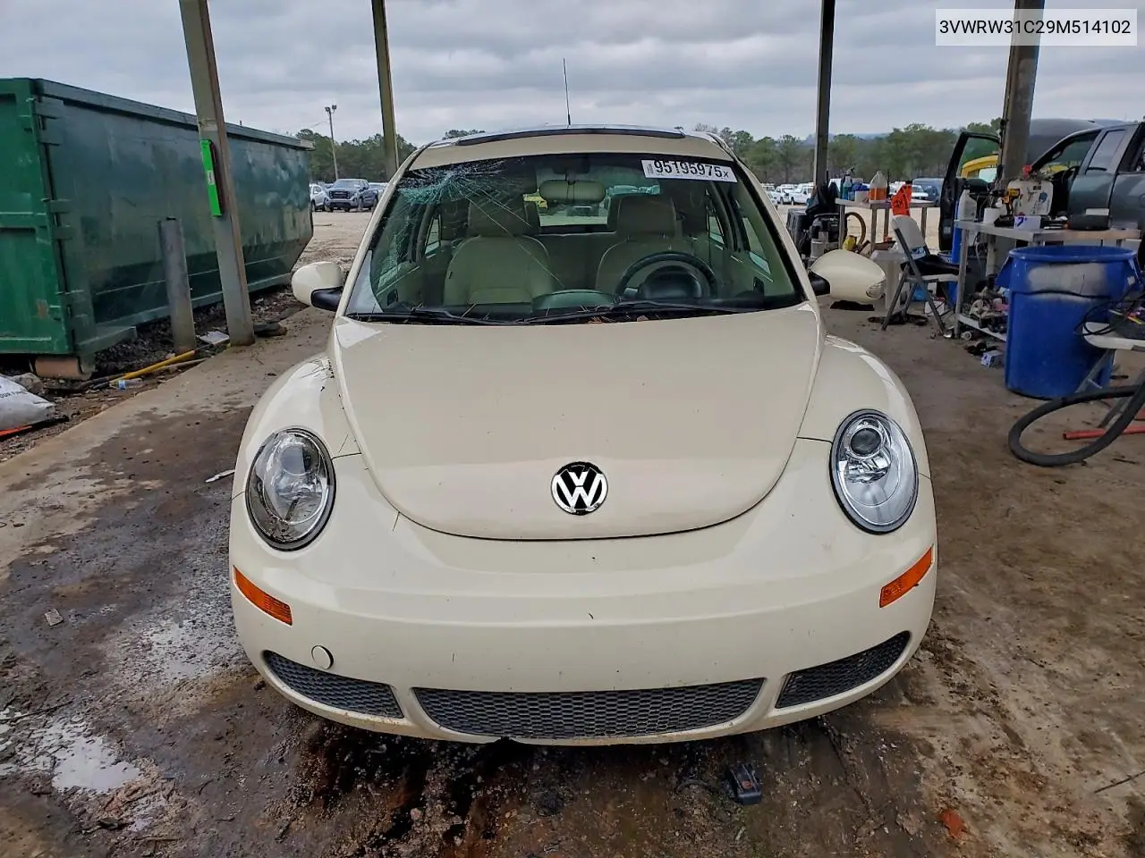 3VWRW31C29M514102 2009 Volkswagen New Beetle S