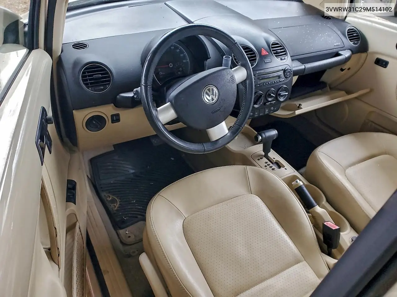 3VWRW31C29M514102 2009 Volkswagen New Beetle S