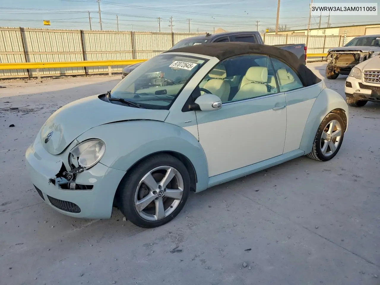 3VWRW3AL3AM011005 2010 Volkswagen New Beetle