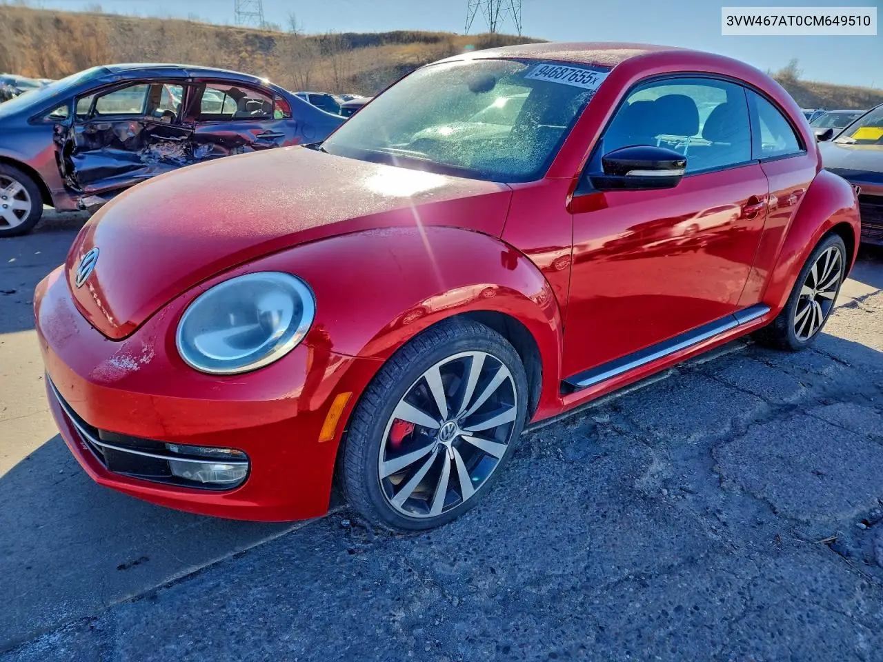 3VW467AT0CM649510 2012 Volkswagen Beetle Turbo