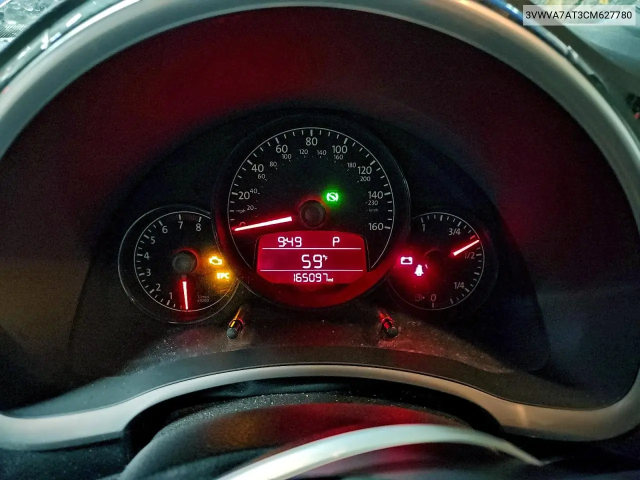 3VWVA7AT3CM627780 2012 Volkswagen Beetle Turbo