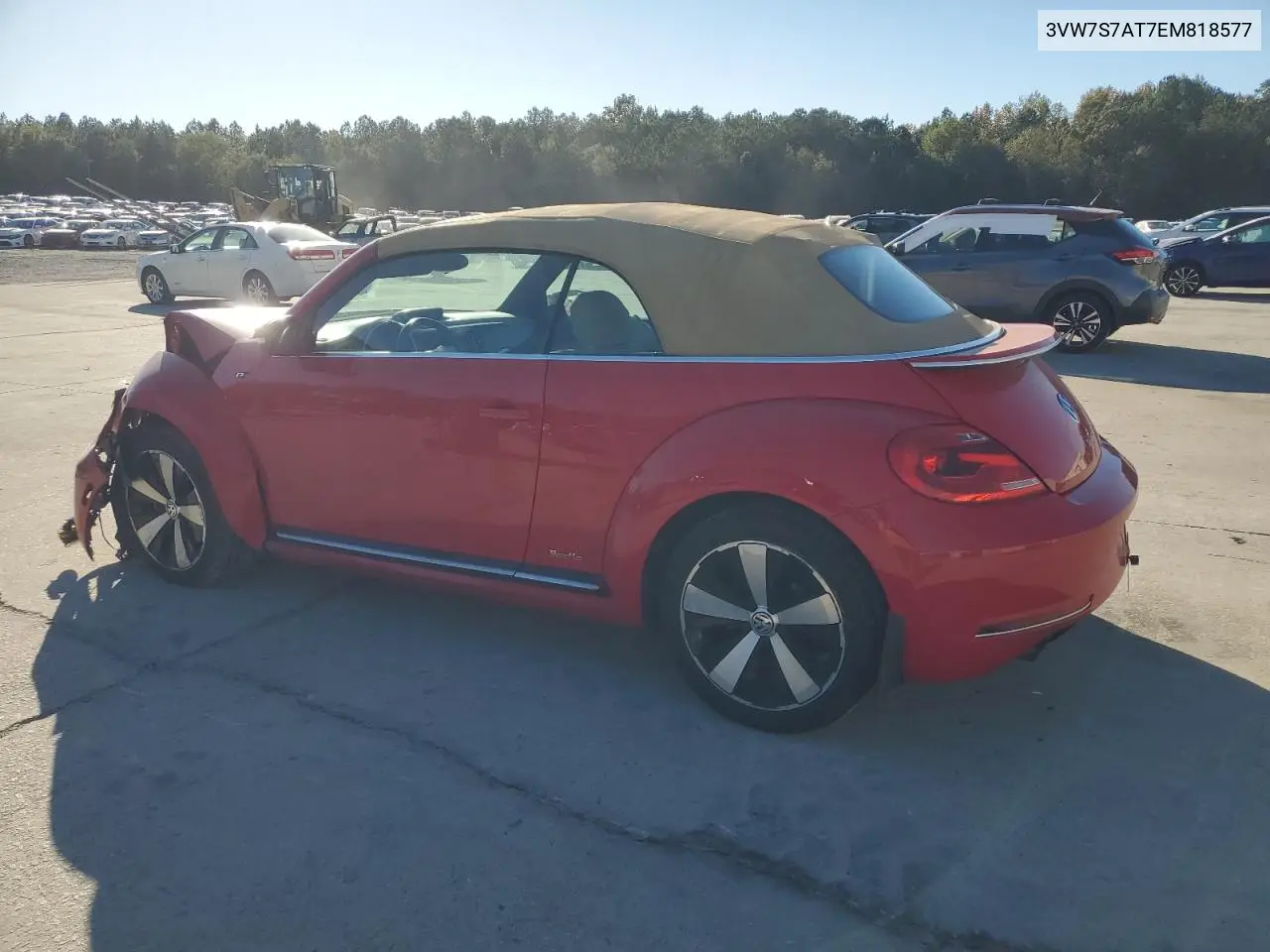 3VW7S7AT7EM818577 2014 Volkswagen Beetle Turbo