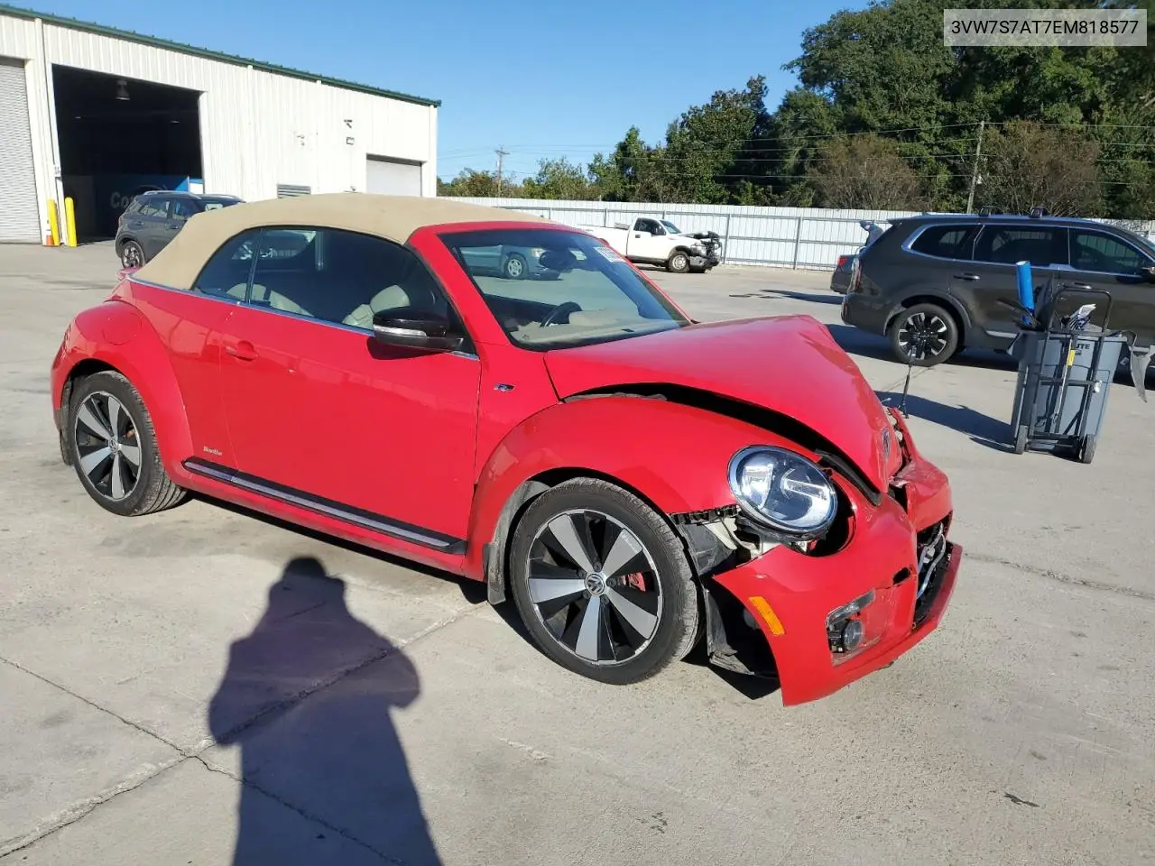 3VW7S7AT7EM818577 2014 Volkswagen Beetle Turbo