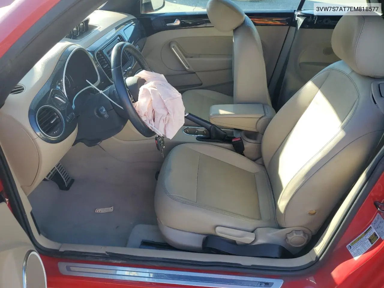 3VW7S7AT7EM818577 2014 Volkswagen Beetle Turbo