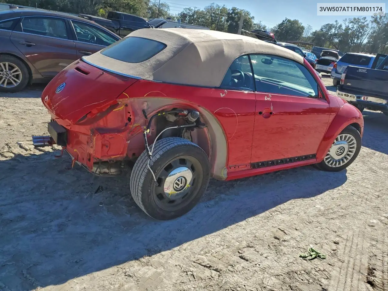 3VW507AT1FM801174 2015 Volkswagen Beetle 1.8T