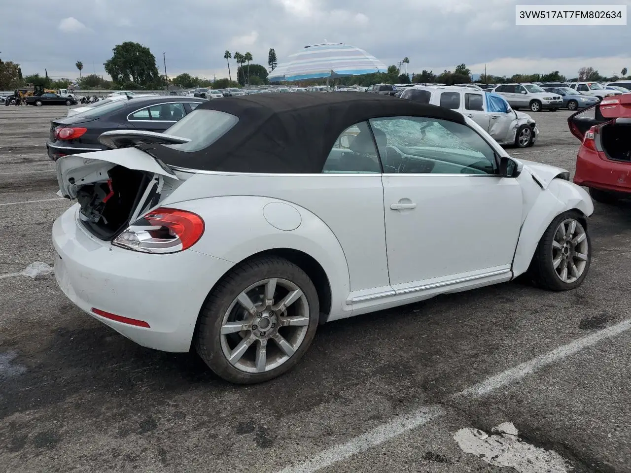 3VW517AT7FM802634 2015 Volkswagen Beetle 1.8T