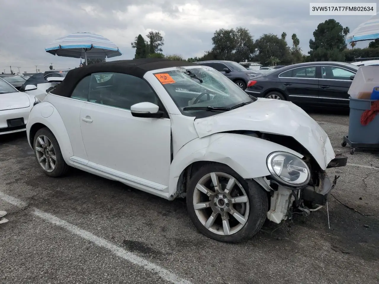 3VW517AT7FM802634 2015 Volkswagen Beetle 1.8T