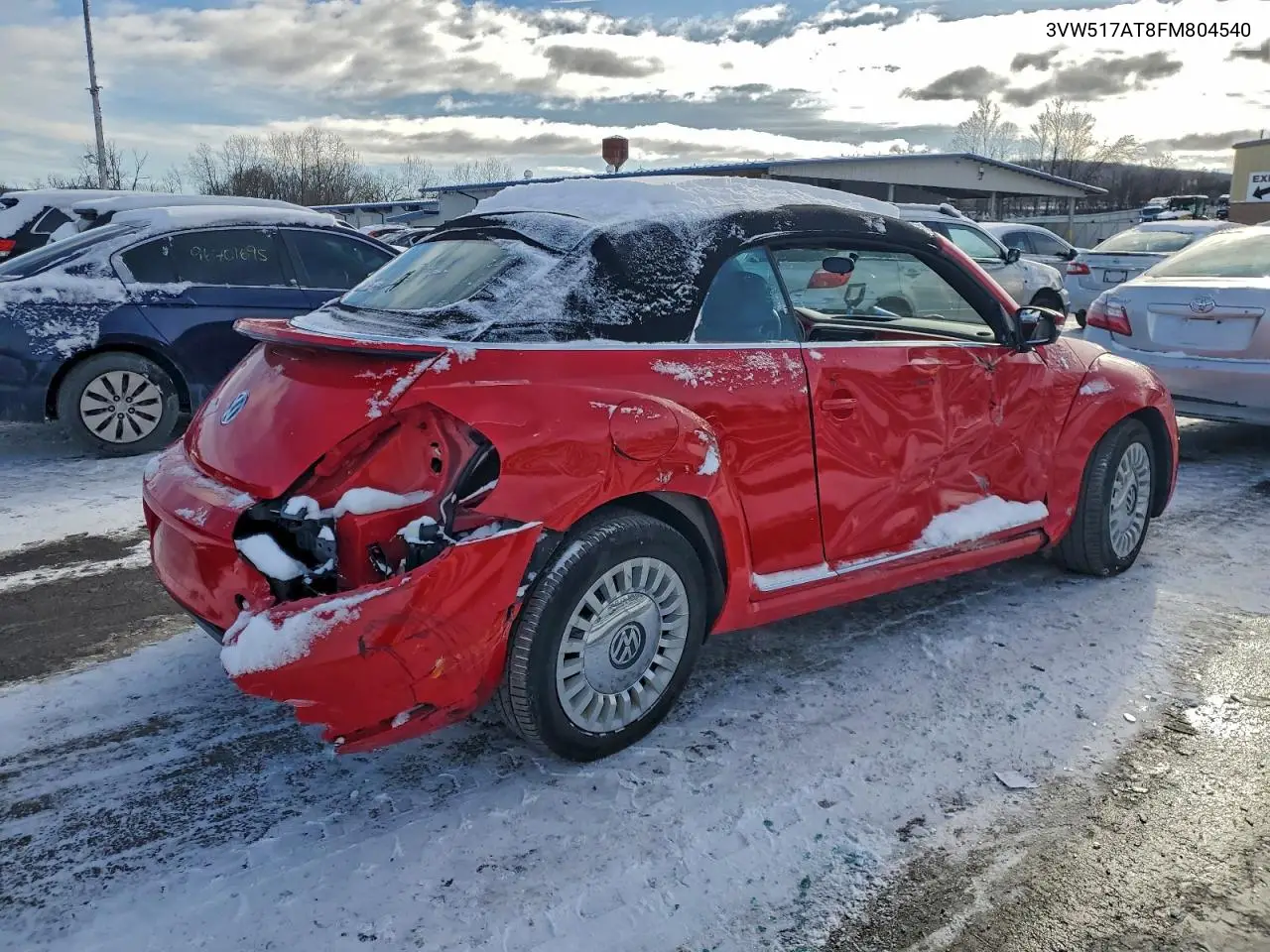3VW517AT8FM804540 2015 Volkswagen Beetle 1.8T