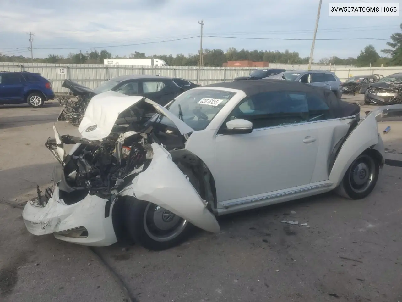 3VW507AT0GM811065 2016 Volkswagen Beetle S/Se
