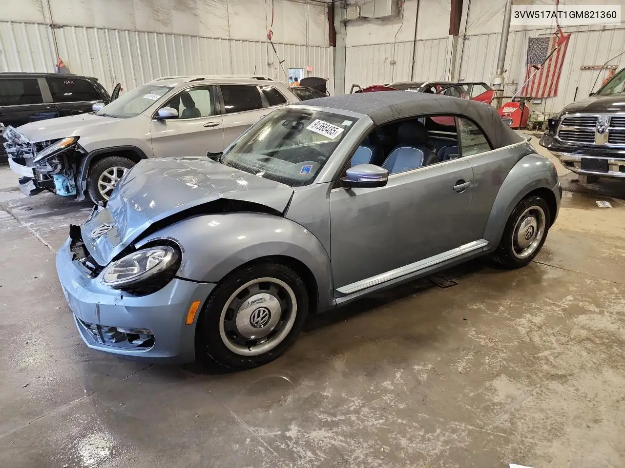 3VW517AT1GM821360 2016 Volkswagen Beetle S/Se