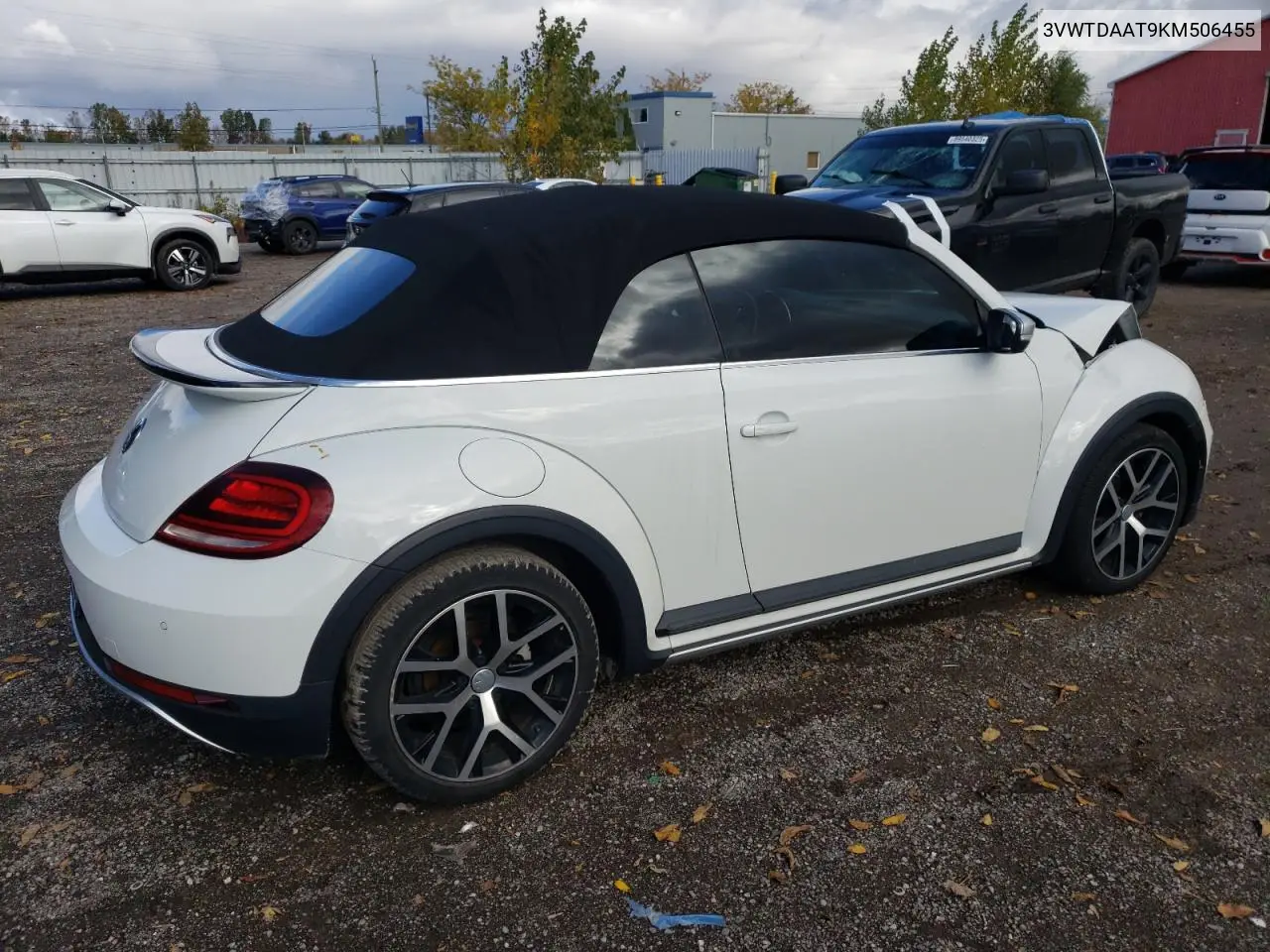 3VWTDAAT9KM506455 2019 Volkswagen Beetle Dune