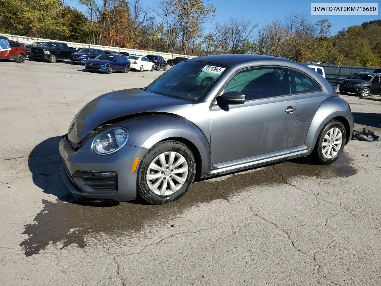 3VWFD7AT3KM716680 2019 Volkswagen Beetle S