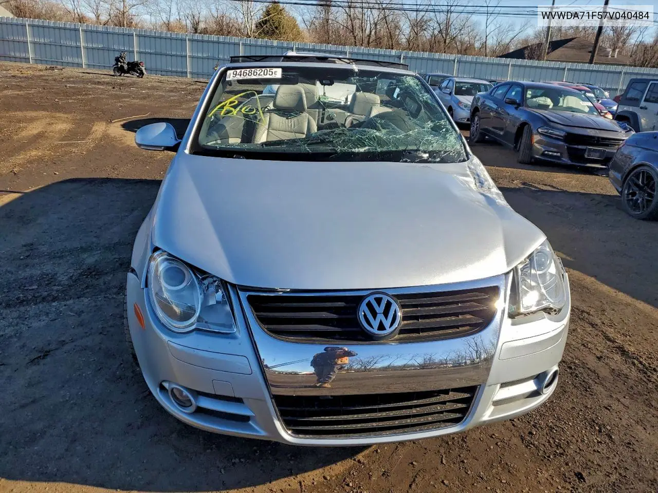 WVWDA71F57V040484 2007 Volkswagen Eos 2.0T Sport