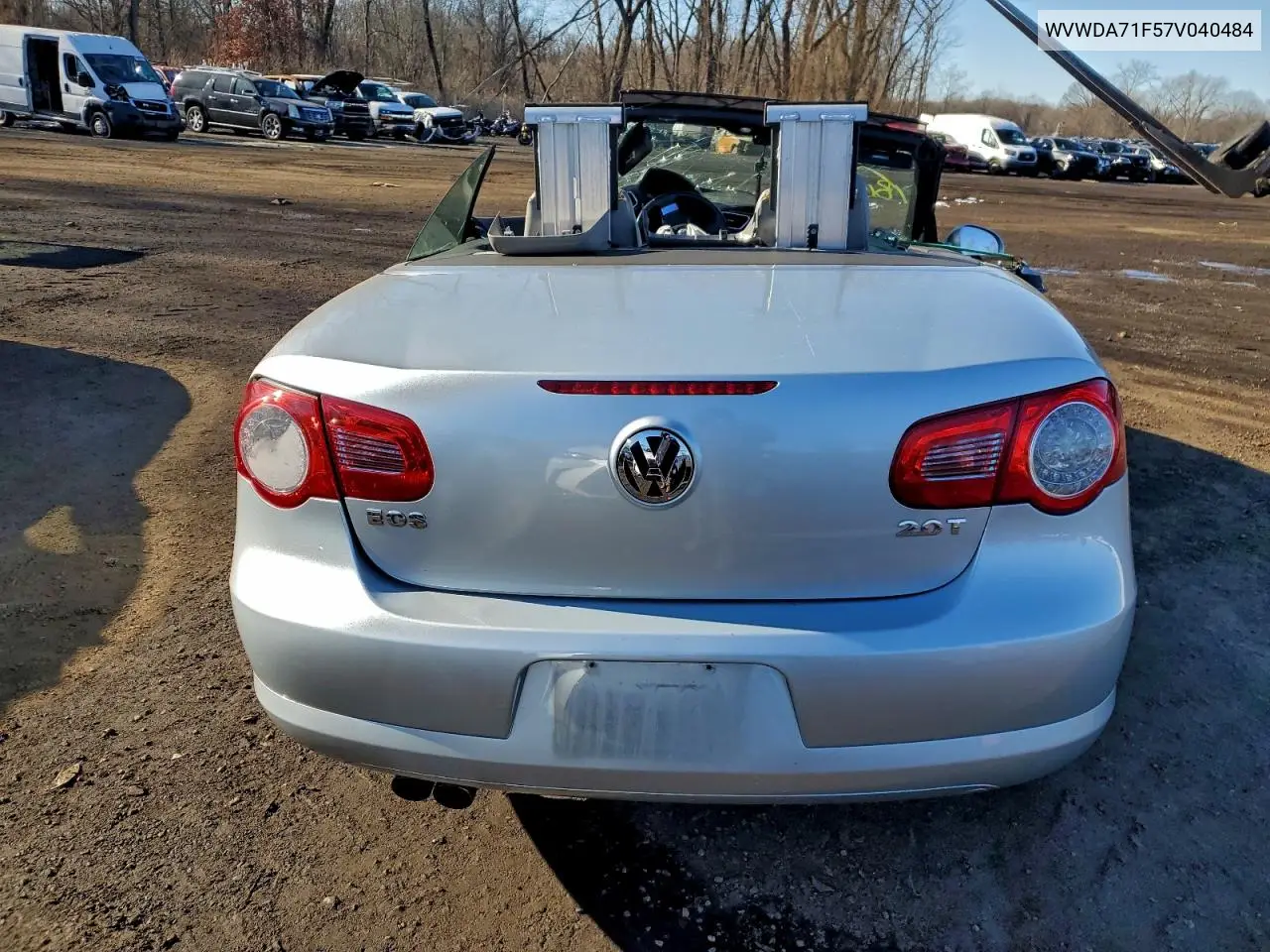 WVWDA71F57V040484 2007 Volkswagen Eos 2.0T Sport