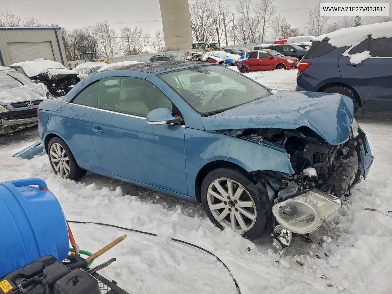 WVWFA71F27V033811 2007 Volkswagen Eos 2.0T Luxury
