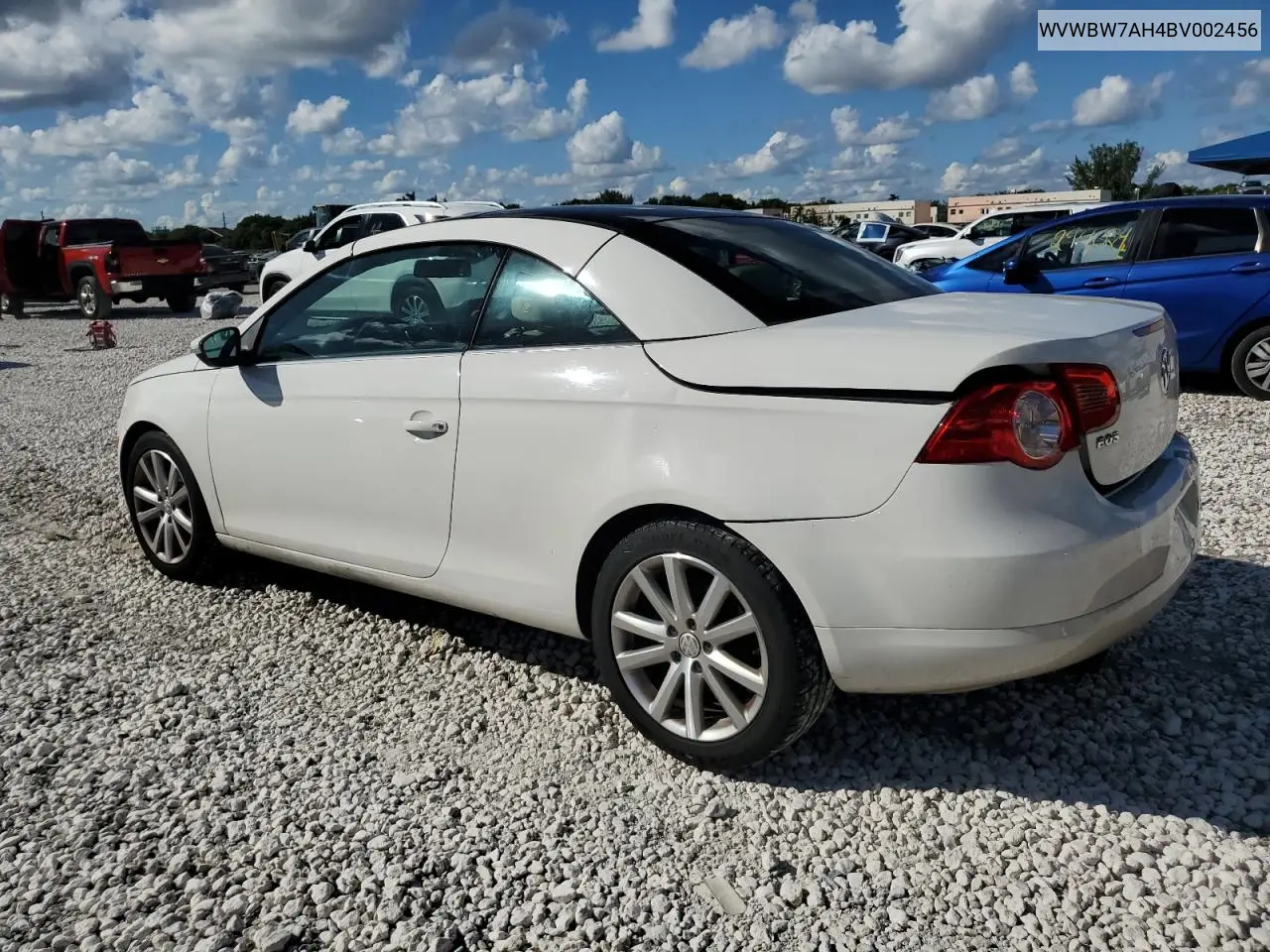 WVWBW7AH4BV002456 2011 Volkswagen Eos Komfort