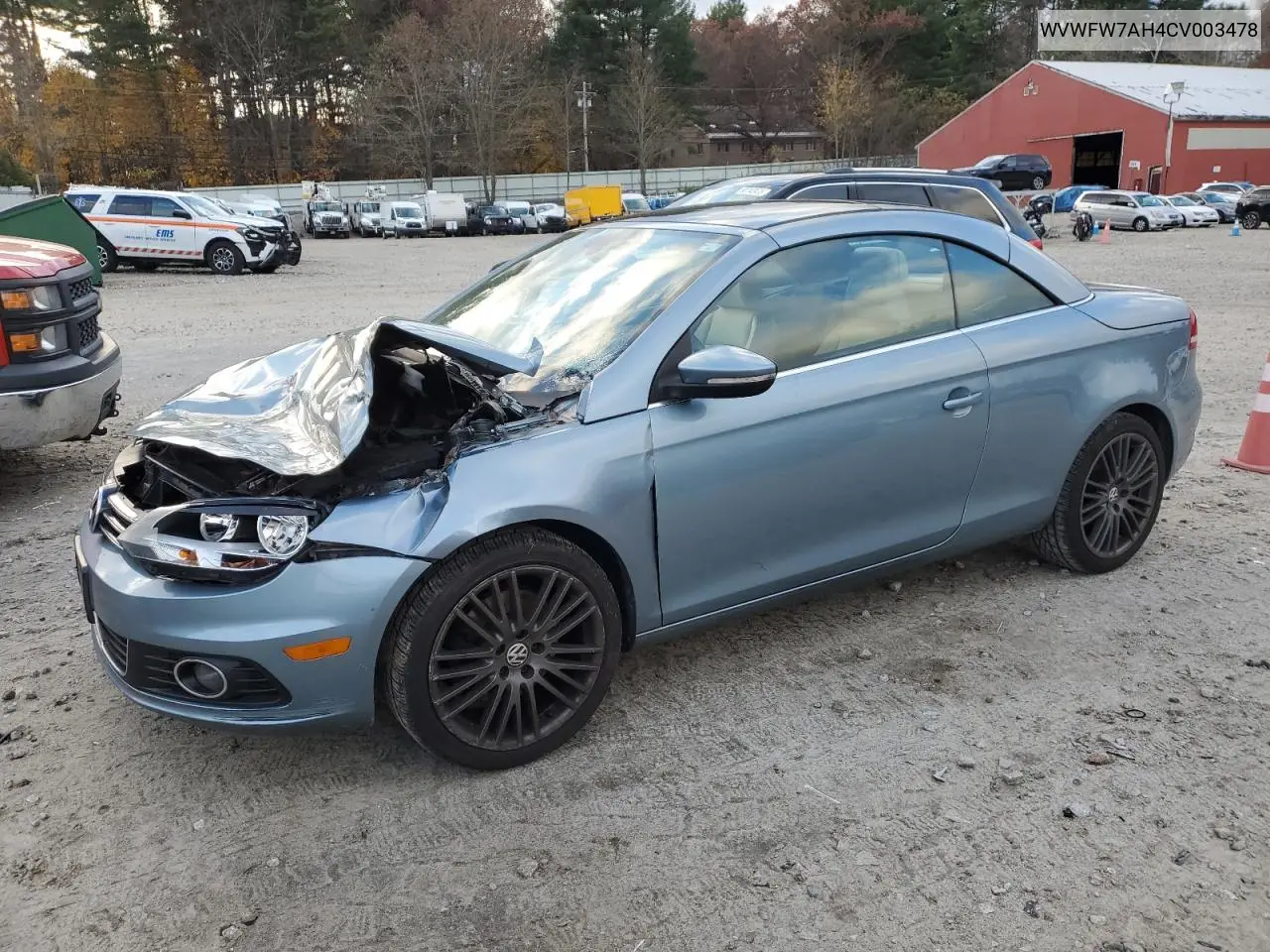 WVWFW7AH4CV003478 2012 Volkswagen Eos Lux