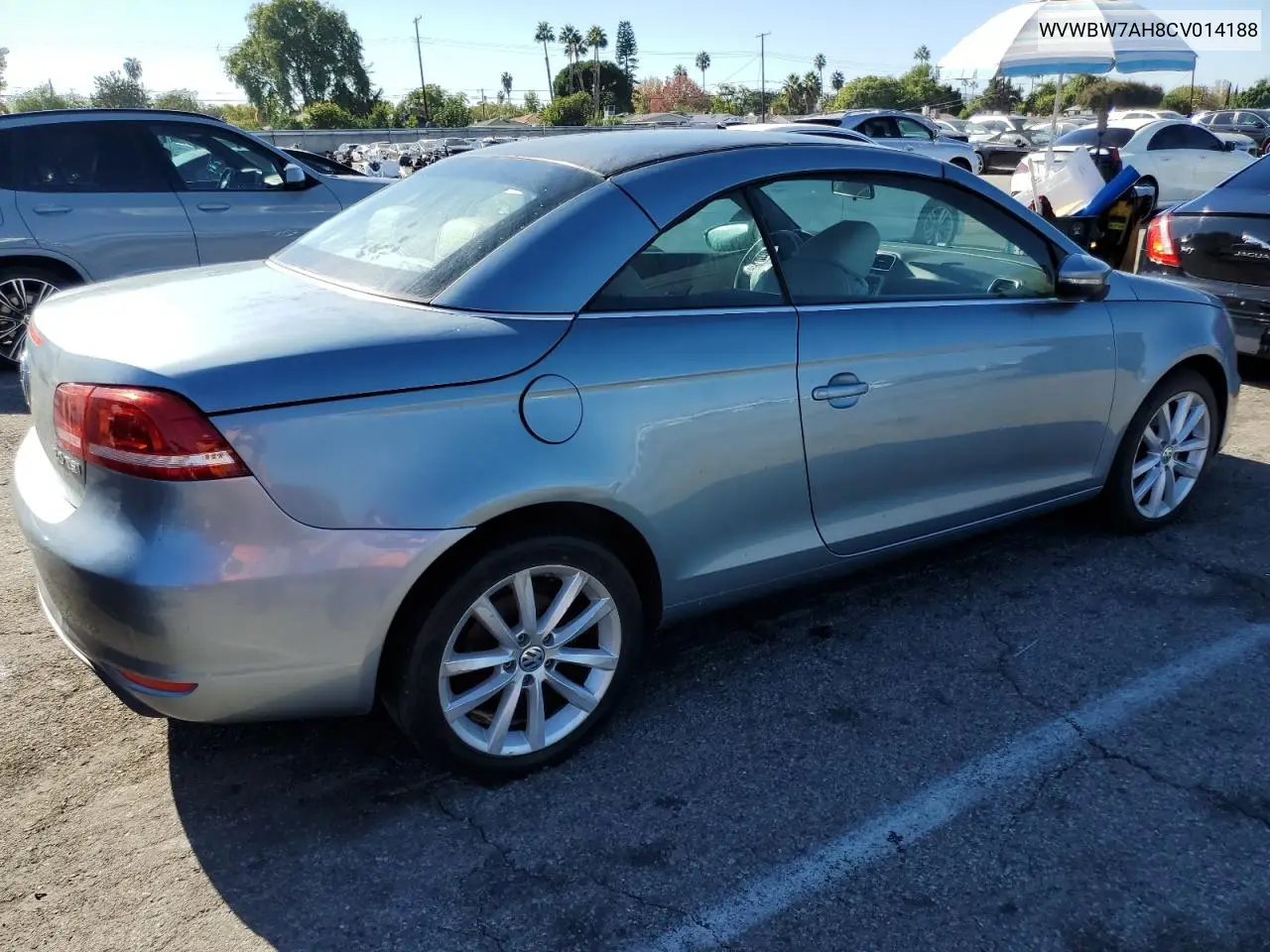 WVWBW7AH8CV014188 2012 Volkswagen Eos Komfort