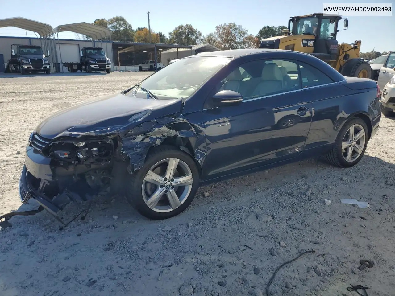 WVWFW7AH0CV003493 2012 Volkswagen Eos Lux