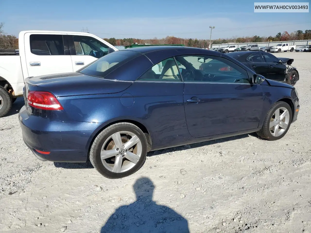 WVWFW7AH0CV003493 2012 Volkswagen Eos Lux