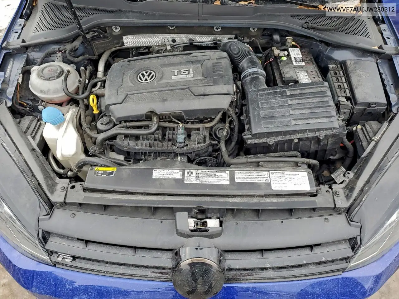 WVWVF7AU6JW280312 2018 Volkswagen Golf R