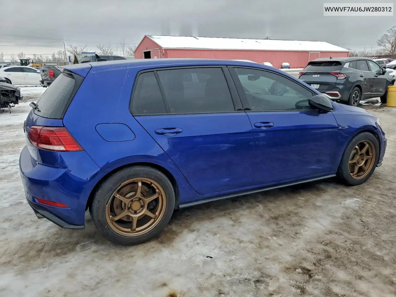 WVWVF7AU6JW280312 2018 Volkswagen Golf R